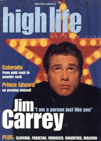 high life
Jim Carrey on the cover of high life.

Issue: October, 1998
Keywords: High Life Magazine British Airways 1998