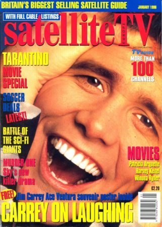 SatelliteTV
Jim Carrey on the cover of the Brittish SatelliteTV Magazine.

Issue: January, 1996
Keywords: SatelliteTV UK