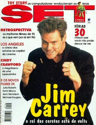 Set
Jim Carrey on the cover of the Brazilian Magazine Set.

Issue: January, 1996
Keywords: Set Magazine Brazil 1996